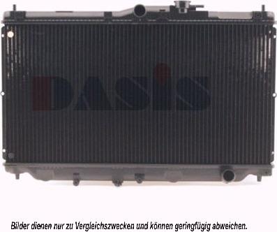 AKS Dasis 100590N - Радіатор, охолодження двигуна autocars.com.ua