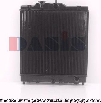 AKS Dasis 100710N - Радиатор, охлаждение двигателя autodnr.net