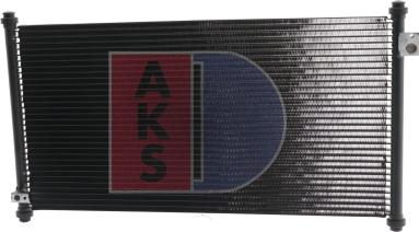 AKS Dasis 102003N - Конденсатор, кондиціонер autocars.com.ua