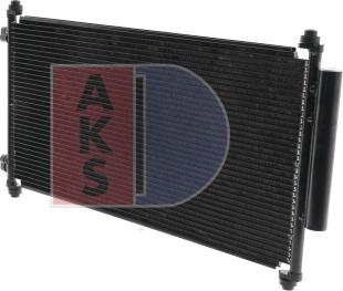 AKS Dasis 102023N - Конденсатор, кондиціонер autocars.com.ua