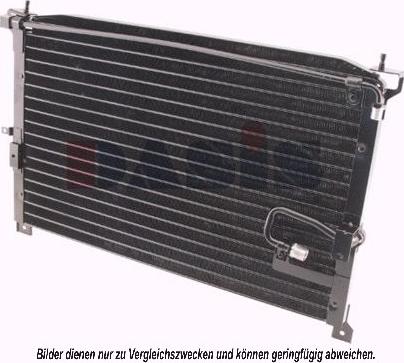 AKS Dasis 102150N - Конденсатор, кондиціонер autocars.com.ua