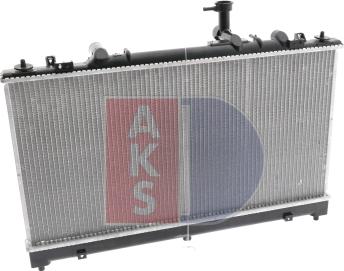 AKS Dasis 110032N - Радиатор, охлаждение двигателя autodnr.net