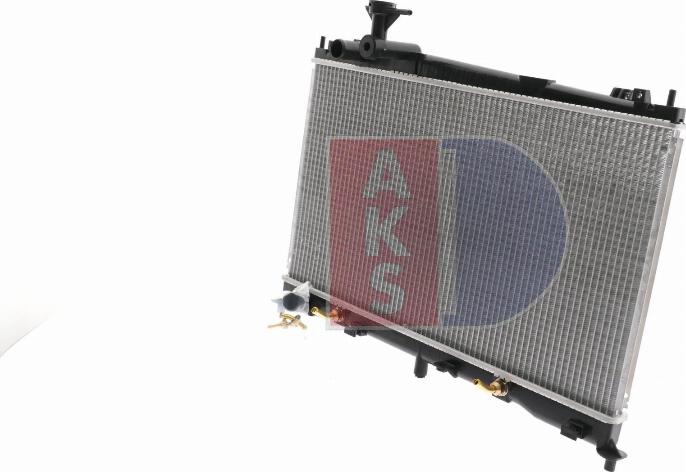 AKS Dasis 110034N - Радіатор, охолодження двигуна autocars.com.ua