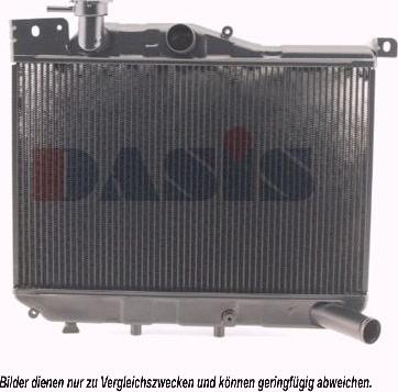 AKS Dasis 110050N - Радіатор, охолодження двигуна autocars.com.ua