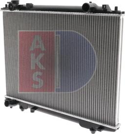 AKS Dasis 110071N - Радіатор, охолодження двигуна autocars.com.ua