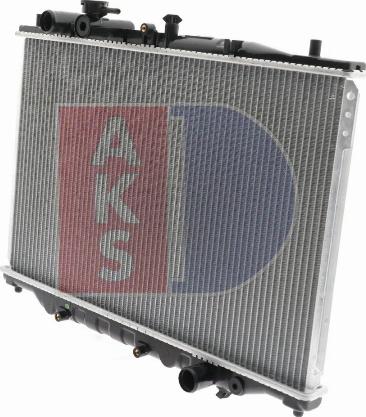 AKS Dasis 110270N - Радіатор, охолодження двигуна autocars.com.ua