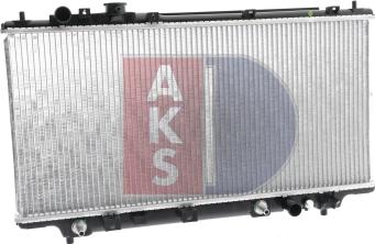 AKS Dasis 110280N - Радіатор, охолодження двигуна autocars.com.ua