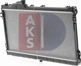 AKS Dasis 110380N - Радіатор, охолодження двигуна autocars.com.ua