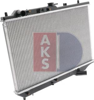 AKS Dasis 110680N - Радіатор, охолодження двигуна autocars.com.ua