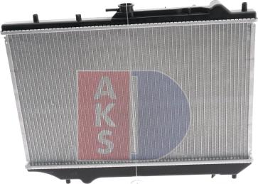 AKS Dasis 110680N - Радіатор, охолодження двигуна autocars.com.ua