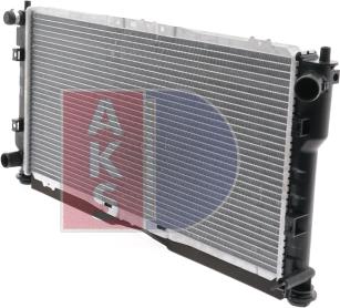 AKS Dasis 110990N - Радіатор, охолодження двигуна autocars.com.ua