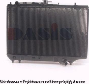 AKS Dasis 111020N - Радіатор, охолодження двигуна autocars.com.ua