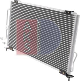 AKS Dasis 112002N - Конденсатор, кондиціонер autocars.com.ua