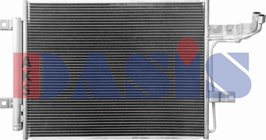 AKS Dasis 112008N - Конденсатор, кондиціонер autocars.com.ua