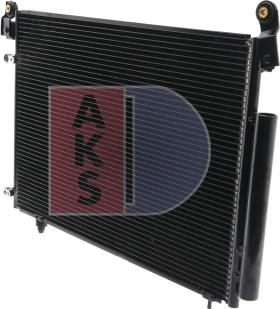 AKS Dasis 112022N - Конденсатор, кондиціонер autocars.com.ua