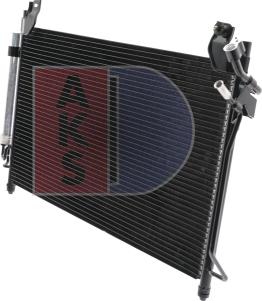 AKS Dasis 112038N - Конденсатор, кондиціонер autocars.com.ua