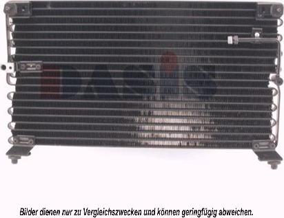 AKS Dasis 112070N - Конденсатор, кондиціонер autocars.com.ua