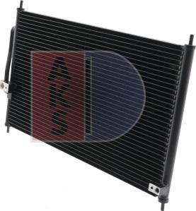 AKS Dasis 112370N - Конденсатор, кондиціонер autocars.com.ua
