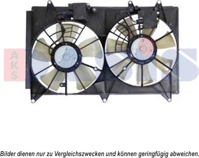 AKS Dasis 118041N - Вентилятор, охолодження двигуна autocars.com.ua
