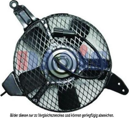 AKS Dasis 118062N - Вентилятор, конденсатор кондиціонера autocars.com.ua