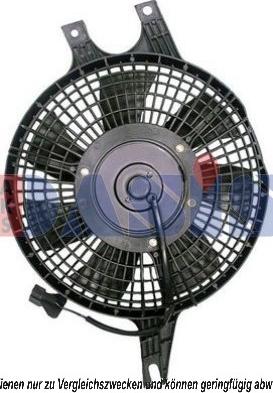 AKS Dasis 118065N - Вентилятор, конденсатор кондиціонера autocars.com.ua