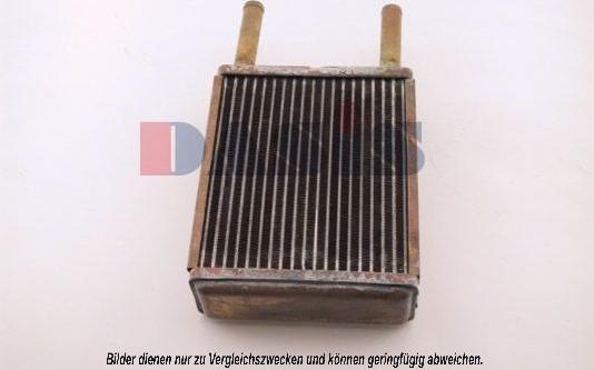 AKS Dasis 119020N - Теплообмінник, опалення салону autocars.com.ua