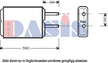 AKS Dasis 119030N - Теплообменник, отопление салона autodnr.net