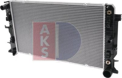 AKS Dasis 120001N - Радіатор, охолодження двигуна autocars.com.ua