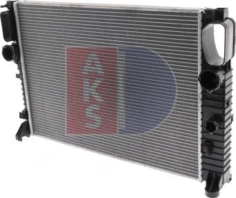 AKS Dasis 120036N - Радиатор, охлаждение двигателя autodnr.net