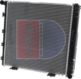 AKS Dasis 120044N - Радиатор, охлаждение двигателя autodnr.net