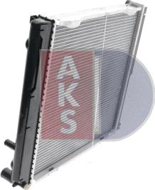 AKS Dasis 120044N - Радіатор, охолодження двигуна autocars.com.ua