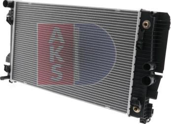AKS Dasis 120047N - Радиатор, охлаждение двигателя autodnr.net