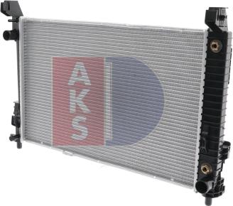 AKS Dasis 120074N - Радіатор, охолодження двигуна autocars.com.ua