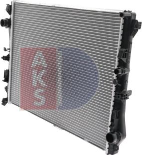 AKS Dasis 120116N - Радиатор, охлаждение двигателя autodnr.net