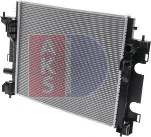 AKS Dasis 120126N - Радіатор, охолодження двигуна autocars.com.ua