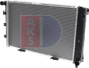AKS Dasis 120400N - Радіатор, охолодження двигуна autocars.com.ua