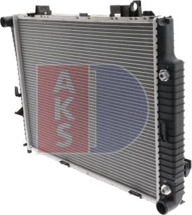AKS Dasis 120580N - Радіатор, охолодження двигуна autocars.com.ua