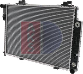 AKS Dasis 120790N - Радиатор, охлаждение двигателя autodnr.net