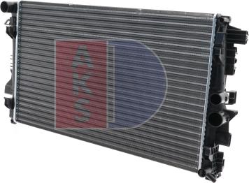 AKS Dasis 121000N - Радиатор, охлаждение двигателя autodnr.net