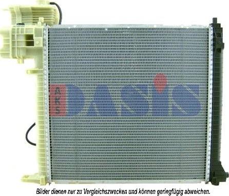 AKS Dasis 121070N - Радиатор, охлаждение двигателя autodnr.net