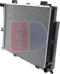 AKS Dasis 121170N - Радіатор, охолодження двигуна autocars.com.ua
