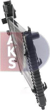 AKS Dasis 121510N - Радіатор, охолодження двигуна autocars.com.ua