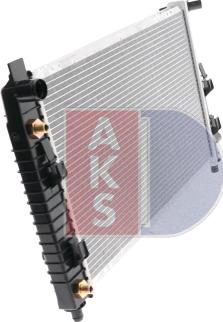 AKS Dasis 121750N - Радіатор, охолодження двигуна autocars.com.ua