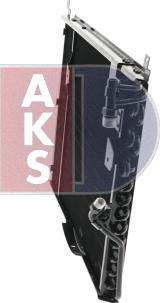 AKS Dasis 122010N - Конденсатор, кондиціонер autocars.com.ua