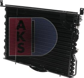 AKS Dasis 122010N - Конденсатор, кондиціонер autocars.com.ua