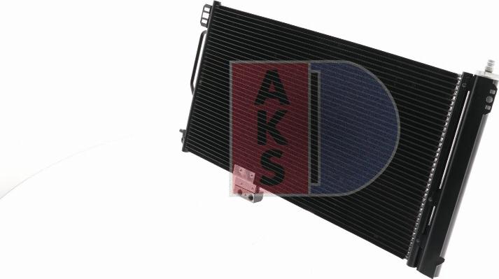 AKS Dasis 122012N - Конденсатор, кондиціонер autocars.com.ua