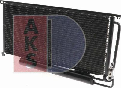 AKS Dasis 122018N - Конденсатор, кондиціонер autocars.com.ua