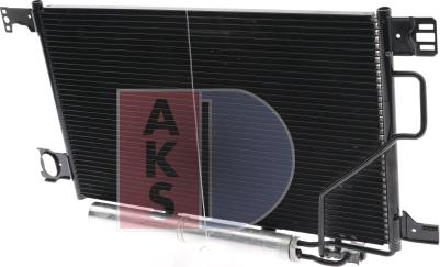 AKS Dasis 122019N - Конденсатор, кондиціонер autocars.com.ua