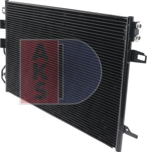 AKS Dasis 122023N - Конденсатор, кондиціонер autocars.com.ua