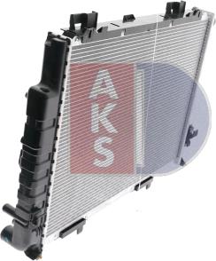 AKS Dasis 122530N - Радіатор, охолодження двигуна autocars.com.ua
